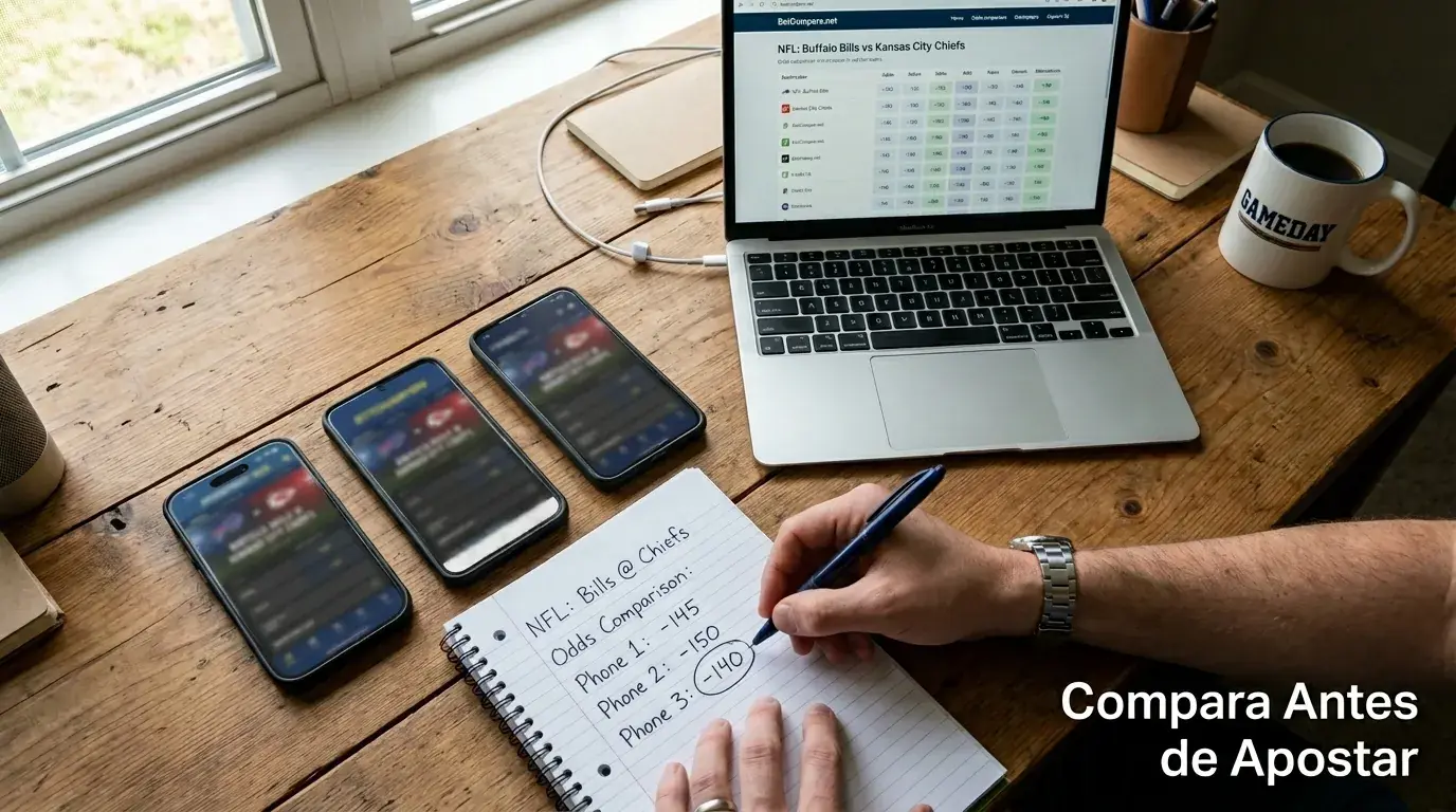 Comparar Cuotas Super Bowl: Line Shopping entre Operadores